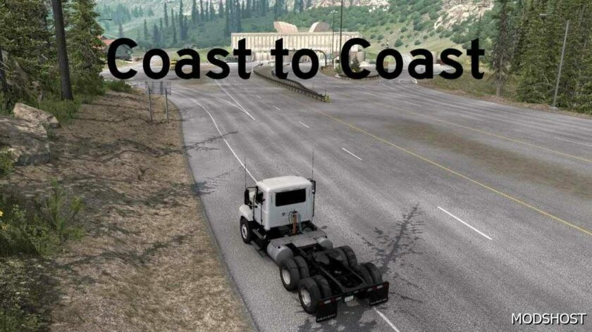 ATS Map Mod: Coast to Coast FIX V2.15.49.0 (Featured)