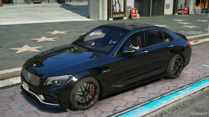 GTA 5 Mercedes-Benz Vehicle Mod: 2020 Mercedes-Benz C63S AMG (Featured)