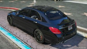 GTA 5 Mercedes-Benz Vehicle Mod: 2020 Mercedes-Benz C63S AMG (Image #3)