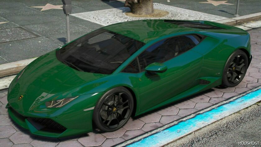 GTA 5 Lamborghini Vehicle Mod: Huracan LP610-4 (Featured)