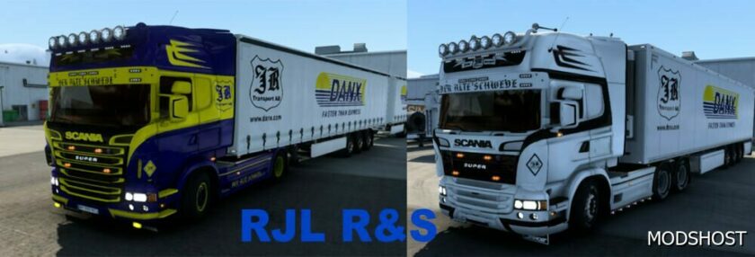 ETS2 Scania Mod: Jimmy Rosenqvist Transport Skin Pack (Featured)