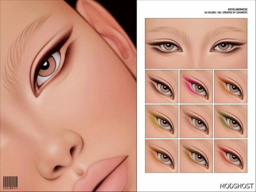 Sims 4 Eyeliner Makeup Mod: N292 (Featured)