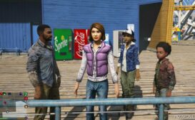 GTA 5 Player Mod: Carley (TWD Season 1) Add-On PED (Image #2)