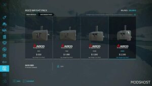 FS22 Mod: Agco Weight Pack V1.1 (Image #6)