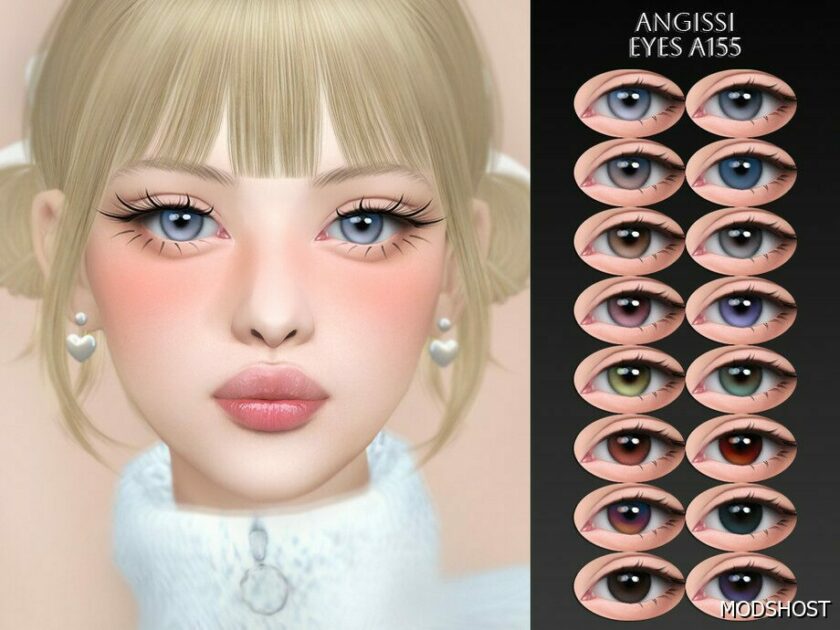 Sims 4 Mod: Eyes A155 (Featured)