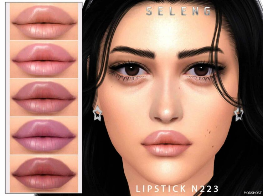 Sims 4 Lipstick Makeup Mod: N223 (Featured)