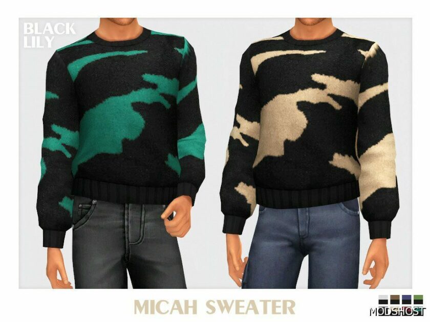 Sims 4 Adult Clothes Mod: Micah Sweater (Featured)