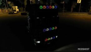 ETS2 Part Mod: NKD LED & AUX Light V4.2 (Featured)