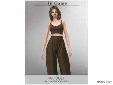 Sims 4 Female Clothes Mod: Sweatpants B-81 (Image #2)