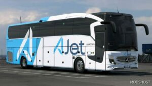 ETS2 Mercedes-Benz Mod: NEW Travego 16 SHD – Ajet Skin (Image #2)