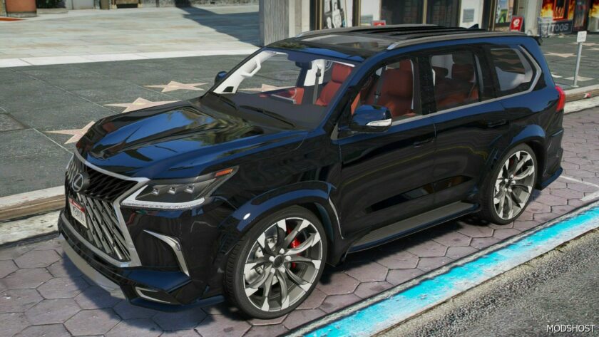 GTA 5 Lexus Vehicle Mod: 2018 Lexus LX570 Wald (Featured)