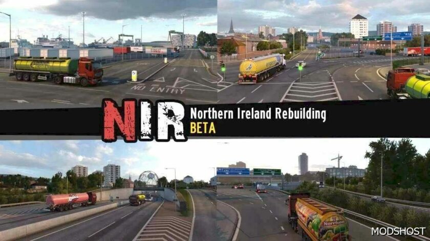 ETS2 Map Mod: Northern Ireland Rebuilding V0.60 1.49 (Featured)