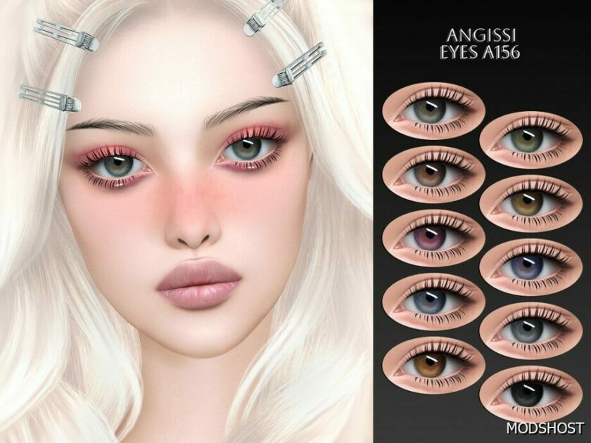 Sims 4 Mod: Eyes A156 (Featured)