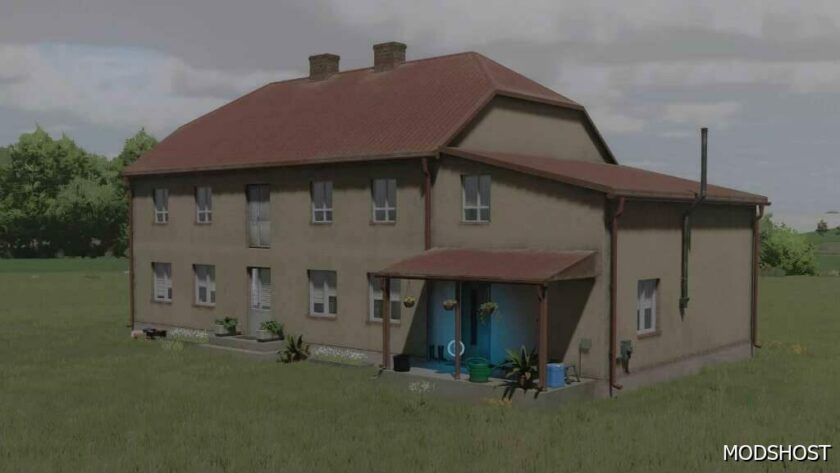 FS22 Placeable Mod: BIG Yellow Houses (Featured)