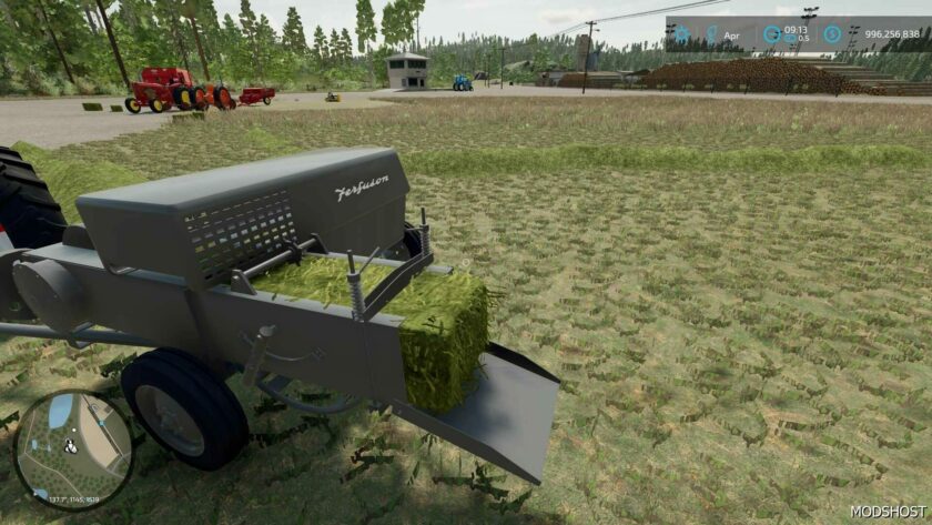 FS22 Mod: Ferguson F12 Baler (Featured)