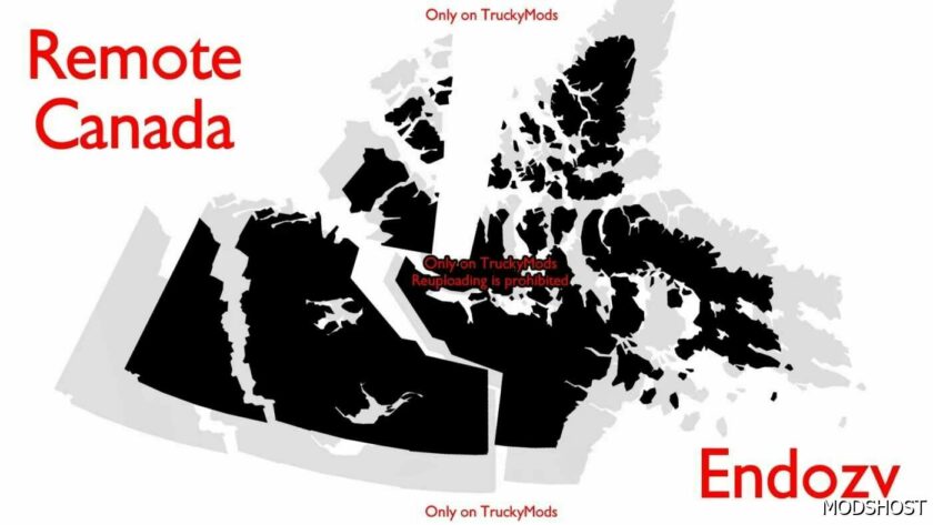 ATS Map Mod: Remote Canada 1.49 (Featured)