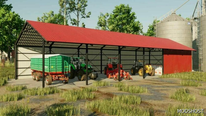 FS22 Placeable Mod: Modular Shed (Featured)