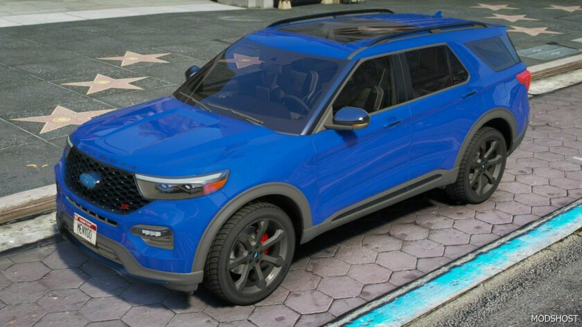 GTA 5 Ford Vehicle Mod: 2020 Ford Explorer ST (Featured)