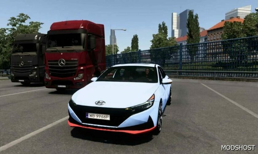 ETS2 Hyundai Car Mod: Elantra 1.49 (Featured)