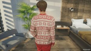 GTA 5 Player Mod: Christmas Sweater for MP Male (Image #2)