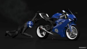 BeamNG Yamaha Motorcycle Mod: YZF 0.30 (Featured)