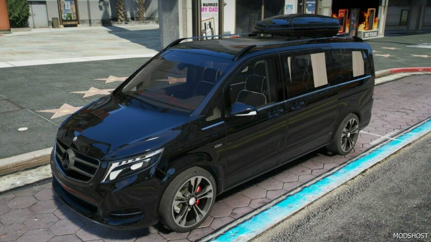 GTA 5 Mercedes-Benz Vehicle Mod: V250 (Featured)