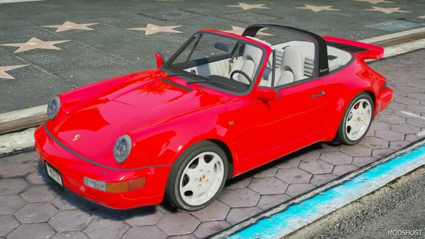 GTA 5 Porsche Vehicle Mod: 911 964 Targa (Featured)