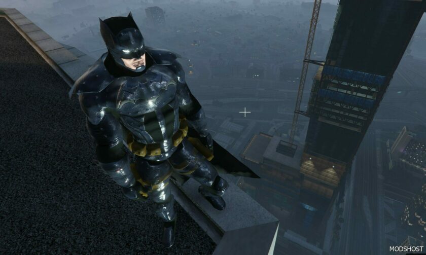 GTA 5 Player Mod: Batman Dcuo Addon PED (Featured)