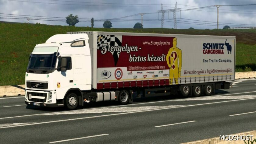 ETS2 Schmitz Mod: Hungarian Skin for Schmitz Mega Trailer (Featured)