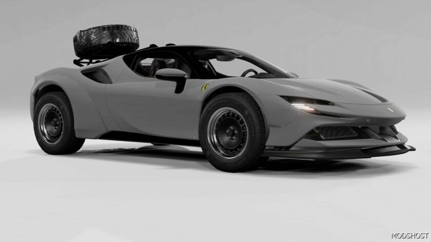 BeamNG Ferrari Car Mod: SF90 (Free) V2.1 0.30 (Featured)