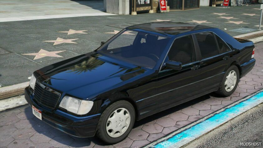 GTA 5 Mercedes-Benz Vehicle Mod: W140 S600 (Featured)