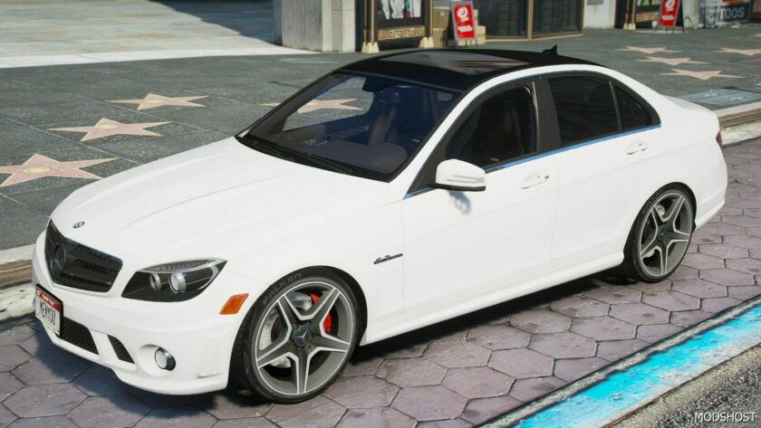 GTA 5 Mercedes-Benz Vehicle Mod: C63 AMG (W204) (Featured)