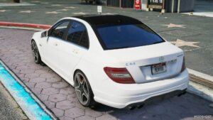 GTA 5 Mercedes-Benz Vehicle Mod: C63 AMG (W204) (Image #3)