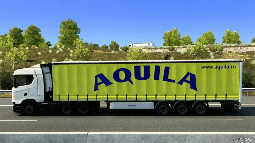 ETS2 Mod: Aquila Trailer Traffic Skin (Featured)