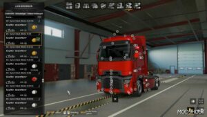 ETS2 Renault Part Mod: Slot Tuning Mod for Renault Range T by Ebersdorfgaming (Image #2)