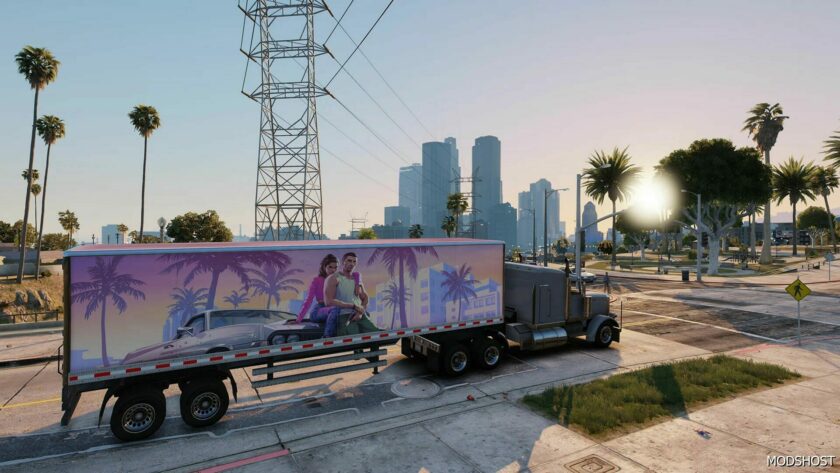 GTA 5 Vehicle Mod: GTA 6 Logo Trailer (Featured)