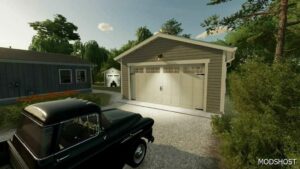 FS22 Placeable Mod: American TWO Car Garage (Image #3)