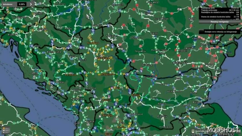 ETS2 ProMods Map Mod: 2.68 & West Balkans Merge V0.6 (Featured)