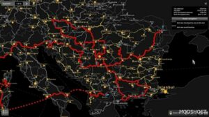 ETS2 ProMods Map Mod: 2.68 & West Balkans Merge V0.6 (Image #2)