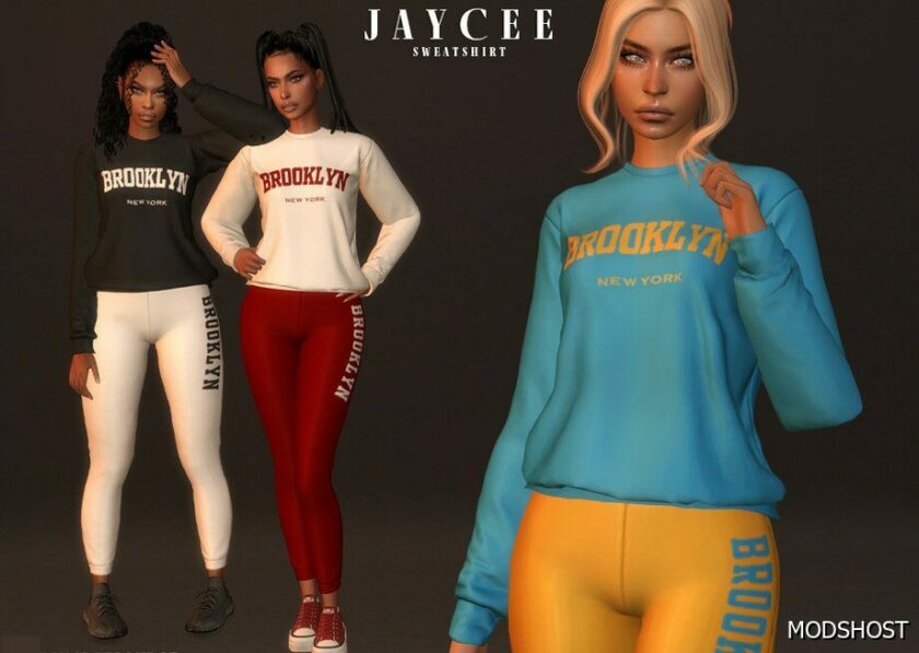 Sims 4 Elder Clothes Mod: Jaycee SET (Featured)