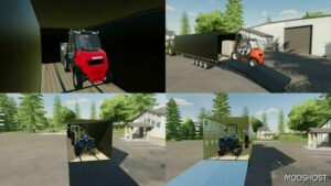 FS22 Mod: 40′ Lizard Flatbed Autoloading Bale Trailer V1.0.0.1 (Image #2)