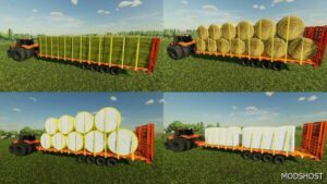 FS22 Mod: 40′ Lizard Flatbed Autoloading Bale Trailer V1.0.0.1 (Image #5)