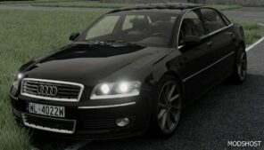 BeamNG Audi Car Mod: A8/A8L 2002-2009 Megapack FIX + PBR 0.30 (Featured)