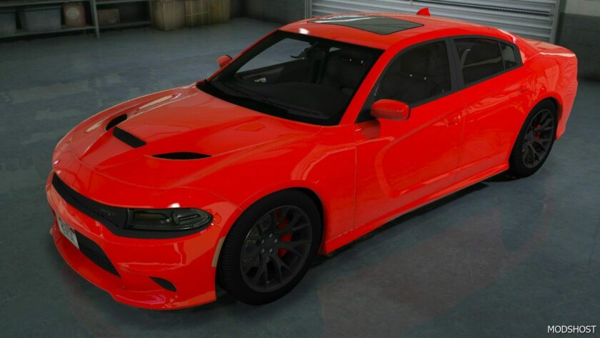 GTA 5 Dodge Vehicle Mod: 2015 Dodge Charger SRT (Featured)