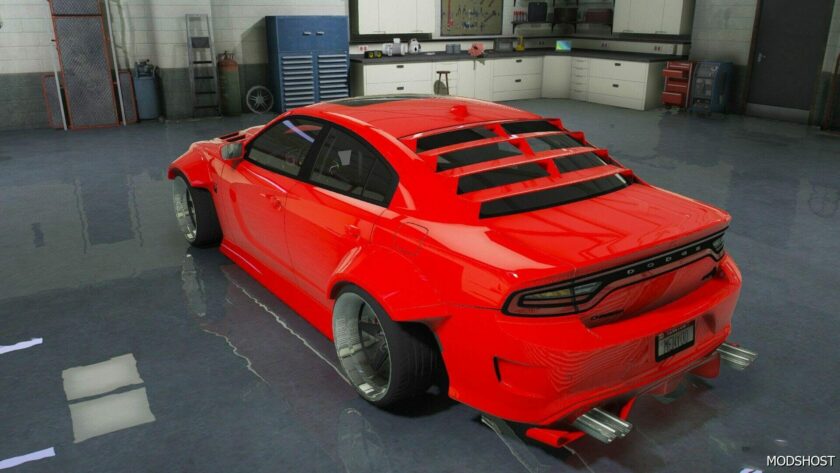 GTA 5 Dodge Vehicle Mod: Charger SRT Hellcat HEX (Featured)