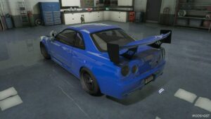 GTA 5 Nissan Vehicle Mod: Skyline R34 Drift Mega (Image #3)