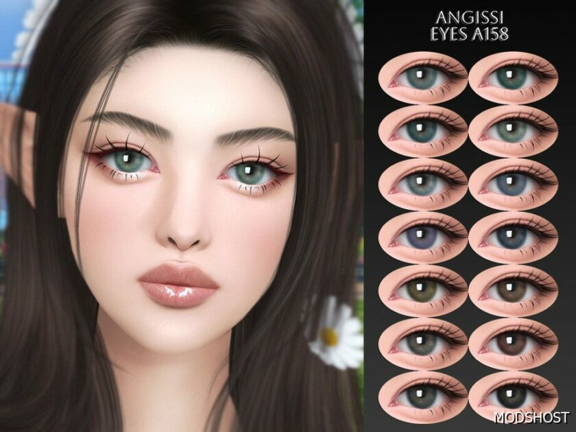 Sims 4 Mod: Eyes A158 (Featured)