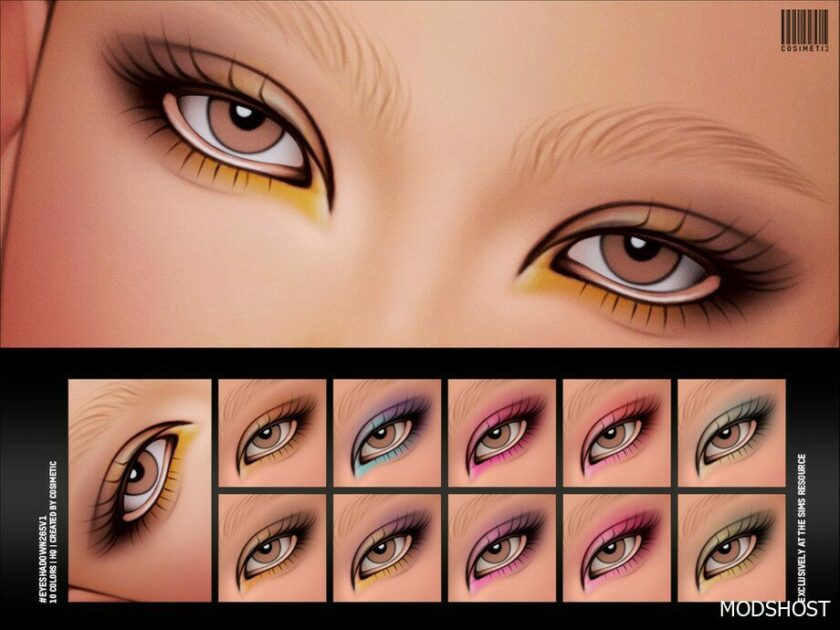 Sims 4 Female Makeup Mod: Matte Eyeshadow N265 V1 (Featured)