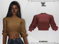 Sims 4 Female Clothes Mod: Tina Sweater (Featured)