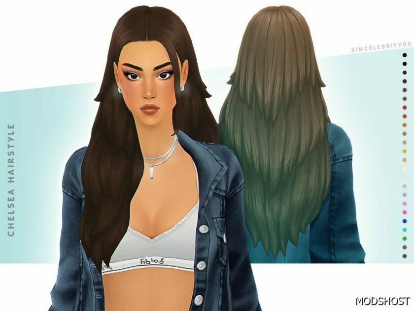 Sims 4 Female Mod: Chelsea Hairstyle (Featured)